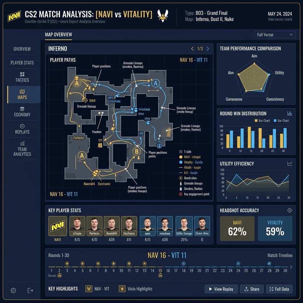 CS2 AI coach panel